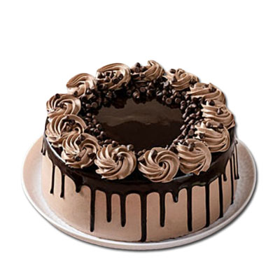 "Delicious Round shape Chocolate cake - 1kg (code PC12) - Click here to View more details about this Product